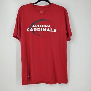 Nike Dri Fit NFL Team Apparel Arizona Cardinals Graphic Design T-Shirt Size L